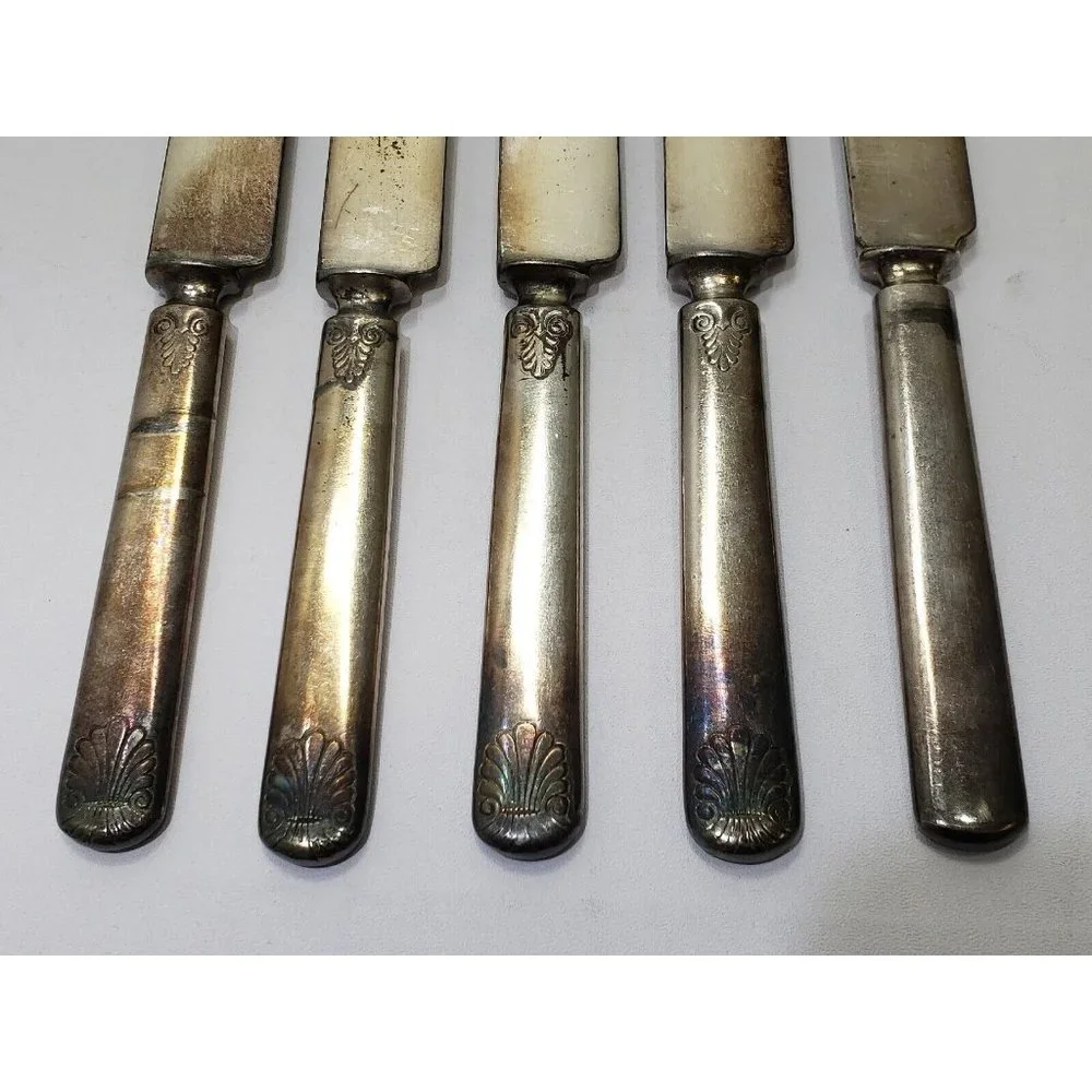 Rogers Bros No. 12 Waterbury? Silverware Flatware Set Of 10 Pieces 5 Of Each